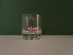Régebbi Cinzano üveg pohár