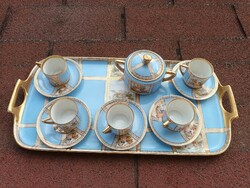 Alt Wien Austria Pirkenhammer Alise Coffee Set - Antique Altwien Coffee Set