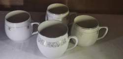 4 DB, RÉGI PORCELÁN HASAS BÖGRE (6)