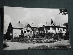 Képeslap,Mátra,Mátraszentimre, Vadvirág turistaház látkép,részlet, 1963-