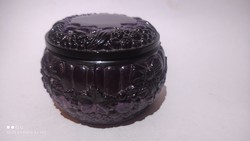 Now worth it!!! Very rare amethyst colored curt schlevogt glass jewelry box