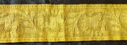 ANTIK FÉMSZÁL BORDŰR SZEGÉLY APÁCA KOLOSTOR MUNKA DÍSZ ÖLTÖZET LITURGIA MILITARY TÁRGY RESTAURÁLÁS