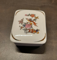 KIÁRUSÍTÁS! Hollóházi paradicsommadaras bonbonier szép állapotú