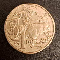 1984. Ausztrália  "A Dollár 10. évfordulós kiadása" II. Erzsébet 1 dollár  (1669)