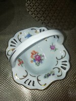 Porcelán kosárka GDR Német