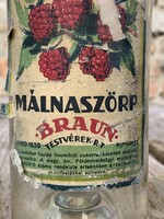 Málnaszörp BRAUN TESTVÉREK R.T.. BUDAPEST