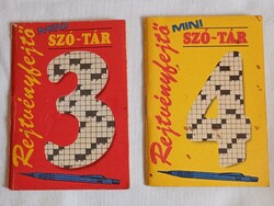 Könyv - Rejtvényfejtő mini szó-tár 3 és 4 egyben szótár