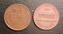 USA 1 Cent 1950., 1965. 2 darab. (726)