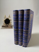 HUGO VICTOR - A TENGER MUNKÁSAI I.-III.(1866, gyűjtői darab, Ex Libris)