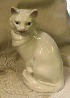 Drasche porcelán macska, kézzel festett