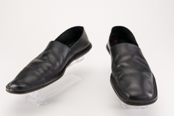 Prada olasz férfi bőr cipő, fekete, 44-44,5 (9 1/2) méret