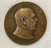 Kernstok Gina - "Kálmán Henrik Jubileuma Emlékére"