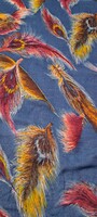 Feather Women's Shawl, Bird Feathered Stole (L4939)
