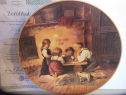 PORCELÁN - TÁNYÉR - SELTMANN WEIDEN - 1995 év SORSZÁMOZOTT - LIMITÁLT - TANUSÍTVÁNY