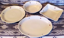 4 darabos ZSOLNAY TÁLALÓ SZETT