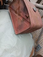 Veterán traktor vagy Stabil motor  üzemanyag tank Dutra Hofherr ?   industrial Loft