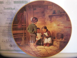 PORCELÁN - TÁNYÉR - SELTMANN WEIDEN - 1995 év SORSZÁMOZOTT - LIMITÁLT - TANUSÍTVÁNY