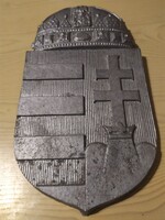 Szép nagyméretű!!Kossuth címer 33x18cm öntött fémötvözet