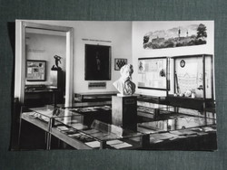 Képeslap, Nagykőrös, Arany János múzeum látkép,részlet, 1973-