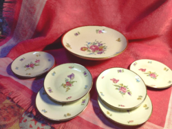 Thomas Ivory porcelán süteményes készlet