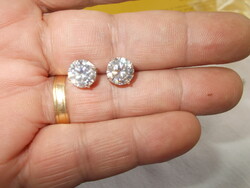 2x 3ct Lab-Grown Diamond gyémánt fülbevaló ezüst 925 foglalatban 6ct