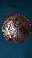 1985.régi BRONZ emlékérem - OKTATÁS - JUHÁSZ GYULA - bronz fokozat a képek szerint