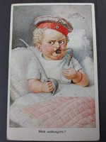 Régi képeslap - Rotes Kreuz Nr. 180, futott