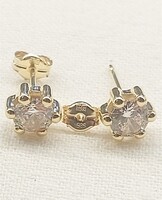 Fülbevaló - 14 kt. Sárga arany - 0,87ct. Gyémánt (természetes) - 14k 585 - 0,87ct