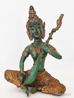 Gyönyörű Thai bronz szobor