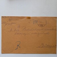 ZA536.25 K.u.K. Tábori posta,borítékdarab (kivágás) 1918 -TP 414 M.KIR. 40. HONVÉD GYALOG HADOSZTÁLY
