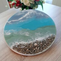 Epoxy falikép tenger