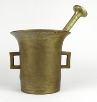 1S192 Antik réz mozsár törővel 3.16 kg