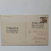 ZA538.16  Balaton - térkép  - Balatonfüred Anna-Bál  1978 - emlékbélyegzés