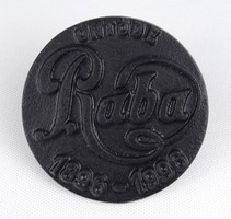 1S233 Régi fém plakett Rába öntöde 1896-1996
