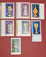 1970. Magyar ötvösség remekei komplett, ívszéli sor. postatiszta**   (B/1/3)