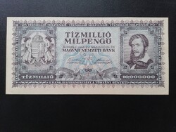 Hajtatlan aUNc Tízmillió Milpengő 1946 Erősen elcsúszott nyomat
