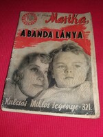 1936 Kulcsár Miklós Marika, a banda lánya (Világvárosi regények 321.) képek szerint
