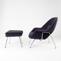Eero Saarinen "Womb Chair" fotel századközepi karfás szék retro mid-century