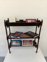 Antik bútor könyves polc könyv tartó állvány könyvespolc szekrény 722 9453