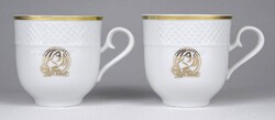 1N001 Hollóházi DOUWE EGBERTS kávéscsésze pár