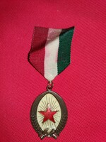 Régi szocialista Rákosi éra A MUNKA ÉRDEMREND bronz fokozata kitüntetés a képek szerint