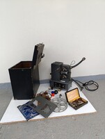 Antique Film Projector with Accessories in Original Box 747 8506