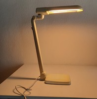 Vintage finn plasztik asztali lámpa neon égővel "Lival"