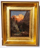 BRODSZKY SÁNDOR -Mountain stream in the Tatras-