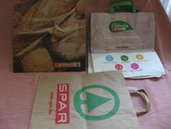 SPAR reklám bevásárló szatyrok, nagy papír