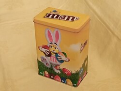Doboz fém m&m's 12,5x7,5x18cm dombornyomott