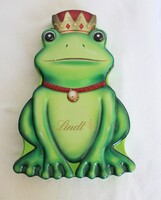 Békás Lindt csokoládés fém bádog doboz béka [X-SAJT]