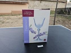 A0791 Cristal d'arques florence 12 cl 6 db-os szett