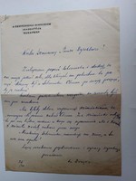 D203734 Drágos Károly a budapesti Kegyesrendi (Piarista) Gimnázium igazgatója által írt levél 1930's