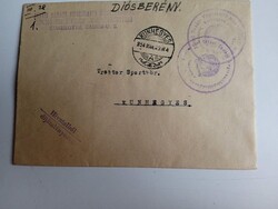 D203780 Járási Tanács  Kunhegyes 1954 - levélboríték  -Traktor Sportkör